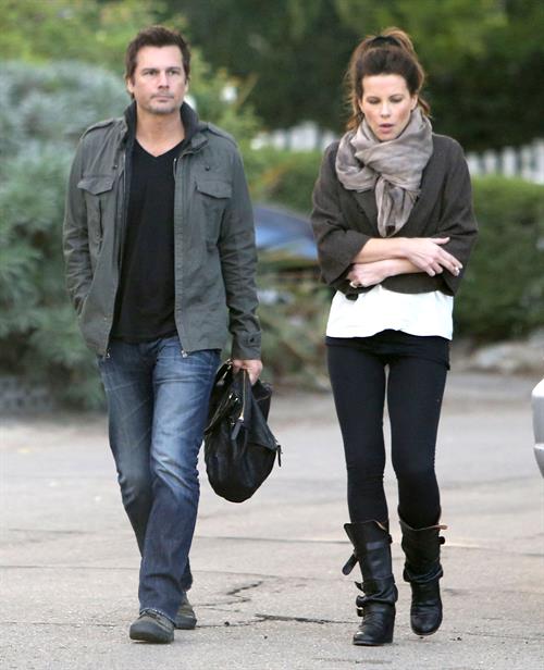 Kate Beckinsale headed to a high school football game in Studio City 11/10/12