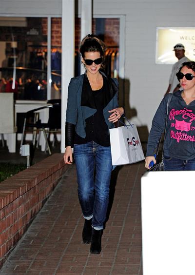 Kate Beckinsale was spotted shopping with a friend at Fred Segal in Santa Monica January 29, 2013