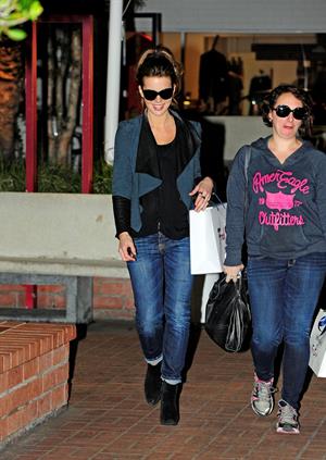 Kate Beckinsale was spotted shopping with a friend at Fred Segal in Santa Monica January 29, 2013