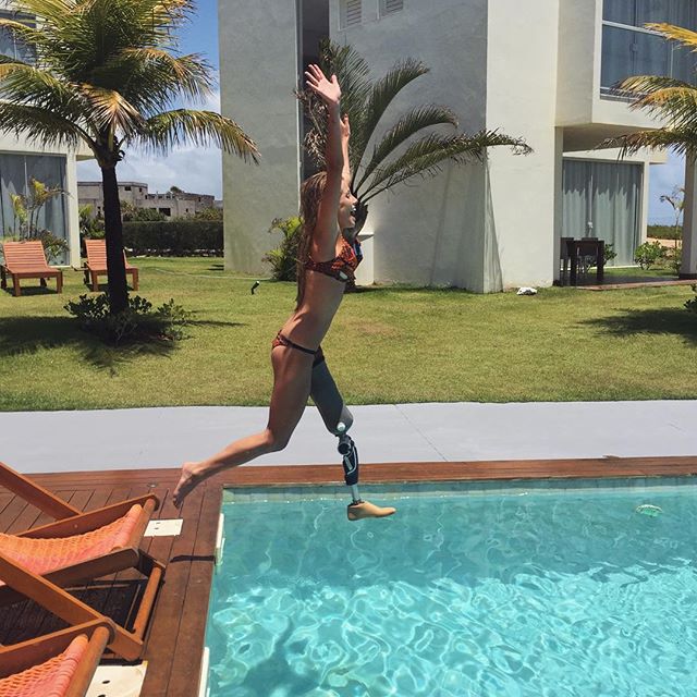 Paola Antonini in a bikini