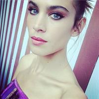 Alexa Chung taking a selfie