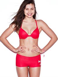 Yara Khmidan in lingerie