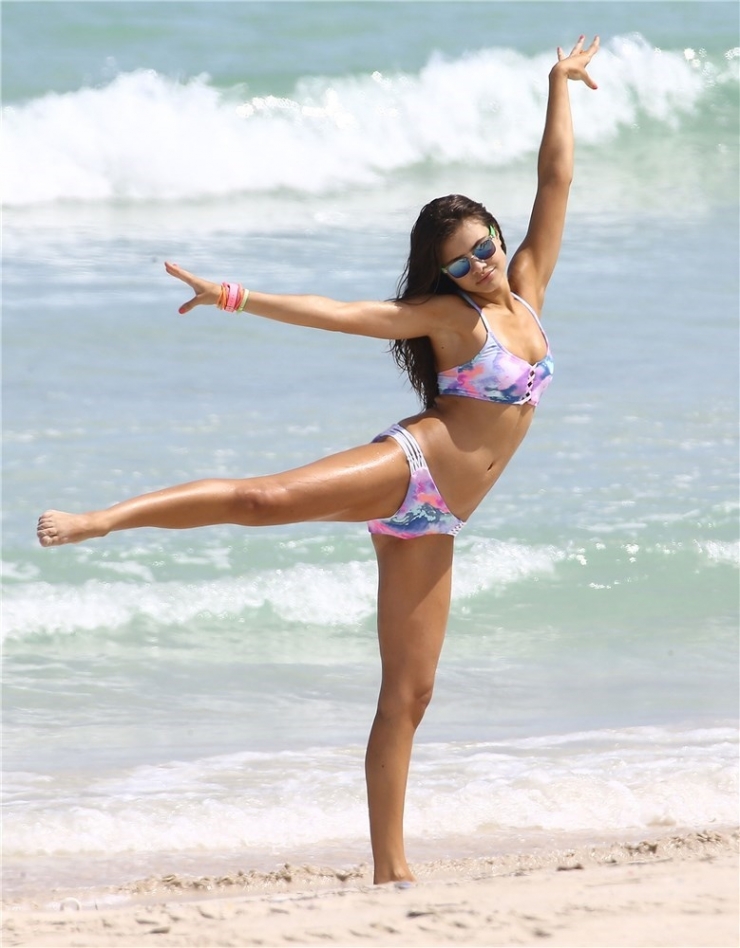 Yara Khmidan in a bikini