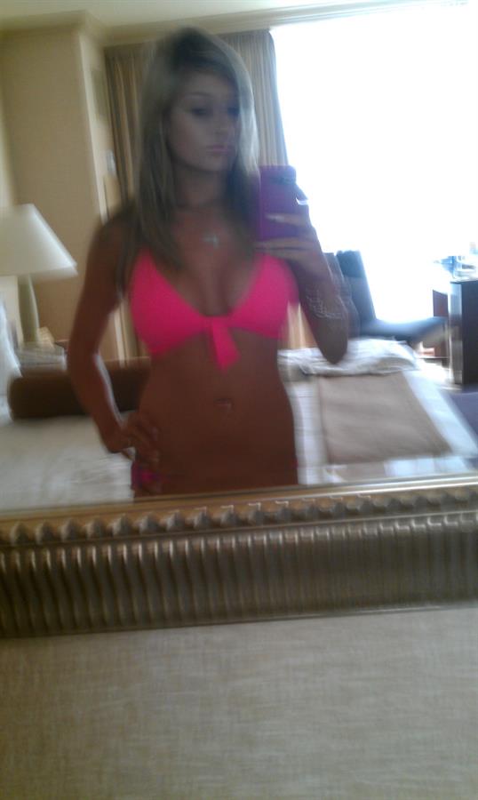 Katie Vernola in a bikini