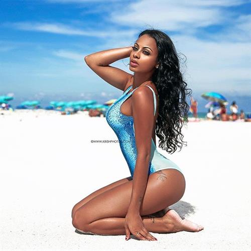 Ana Montana in a bikini