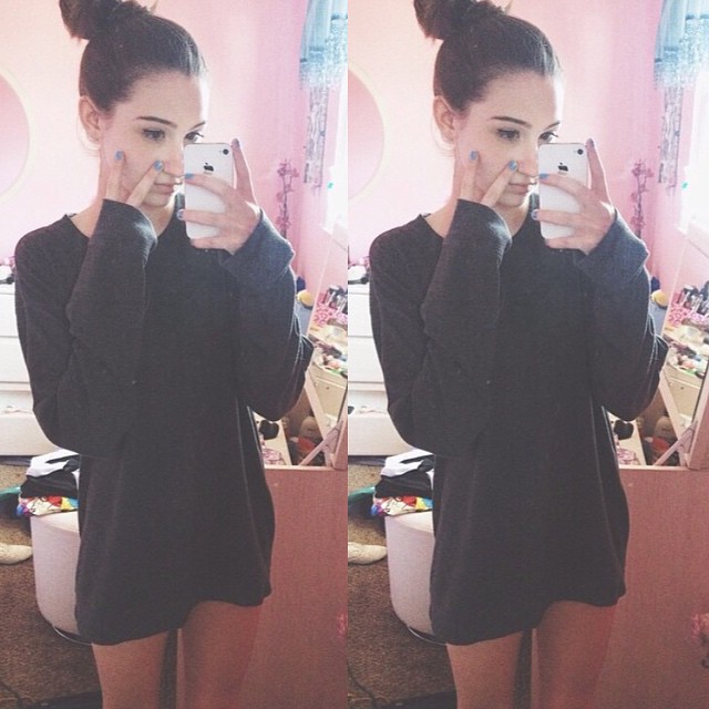 Christina Marie Harris taking a selfie