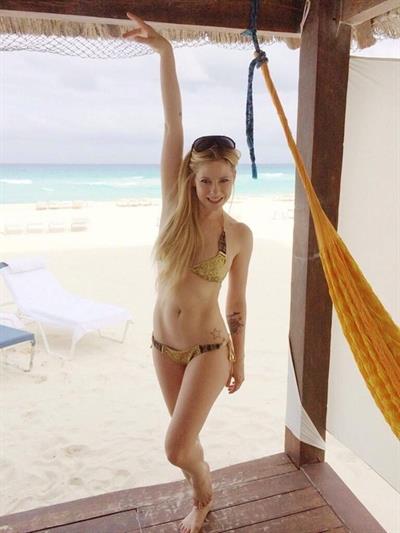 Avril Lavigne in a bikini