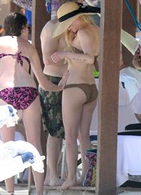 Avril Lavigne in a bikini
