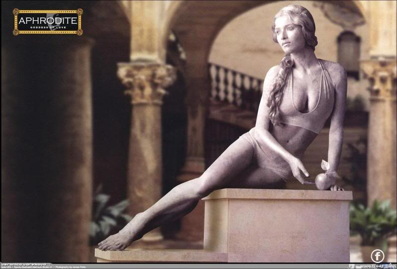 Veronika Vařeková in a bikini