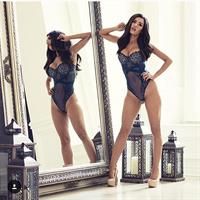 Mercedes Terrell in lingerie