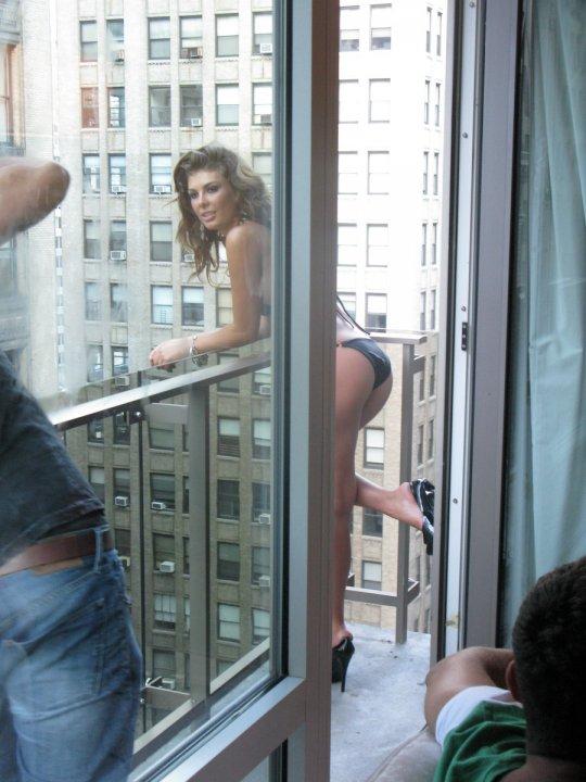 Angela Martini in a bikini - ass