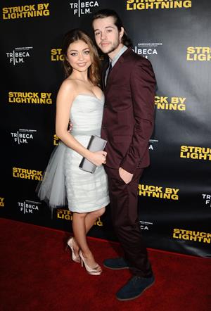 Sarah Hyland  Struck By Lightning  LA premiere 1/6/13