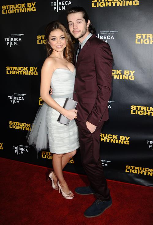 Sarah Hyland  Struck By Lightning  LA premiere 1/6/13