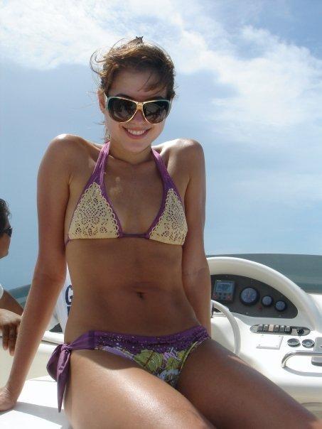 Daniela Pinedo in a bikini