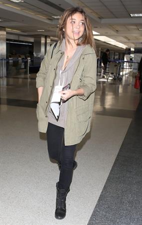Sarah Hyland at LAX