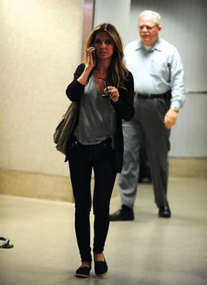 Audrina Patridge arrives into LAX Airport