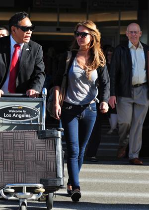 Audrina Patridge arrives into LAX Airport