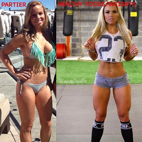 Lauren Drain Kagan in a bikini