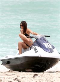 Claudia Romani in a bikini