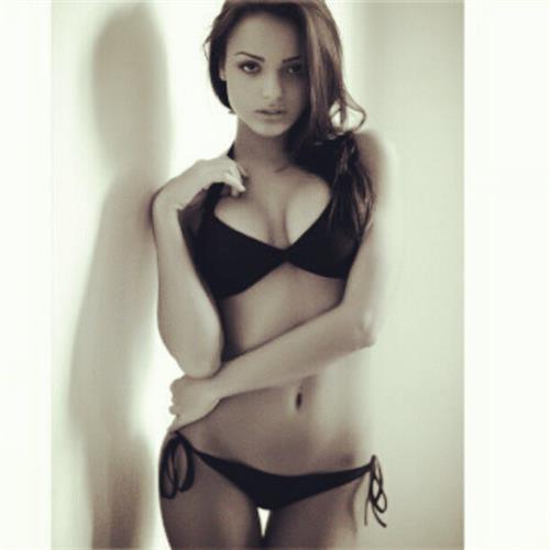 Lisa Ramos in a bikini