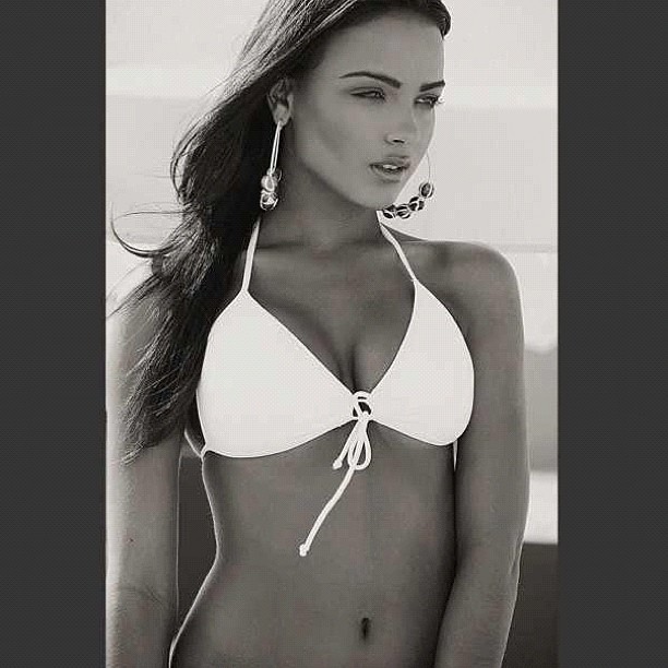 Lisa Ramos in a bikini