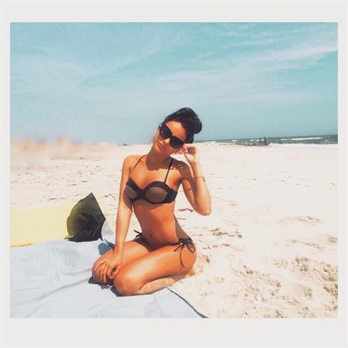 Lisa Ramos in a bikini