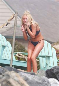 Ava Sambora in a bikini