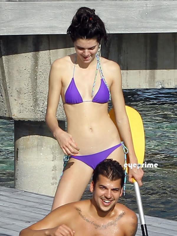 Kendall Jenner in a bikini