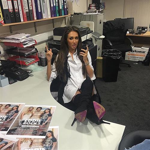 Megan McKenna taking a selfie