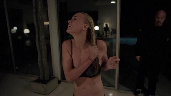 Yvonne Strahovski in a bikini