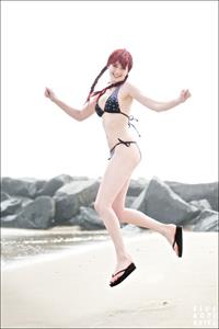 Susan Coffey in a bikini