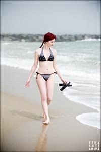 Susan Coffey in a bikini