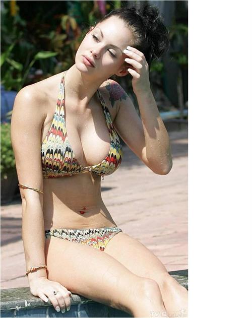 Jessica-Jane Clement in a bikini