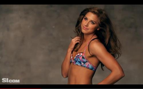 Alex Morgan in body paint