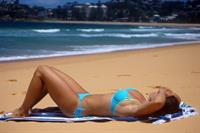 Michelle Jenneke in a bikini