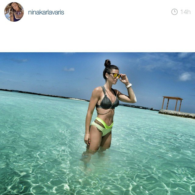 Ivana Španović in a bikini