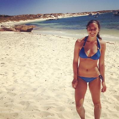 Michelle Jenneke in a bikini