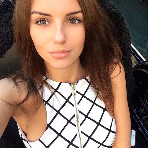 Galina Dubenenko taking a selfie