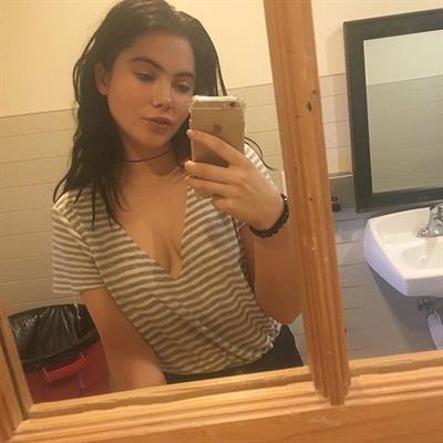 McKayla Maroney taking a selfie