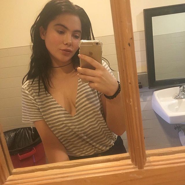 McKayla Maroney taking a selfie