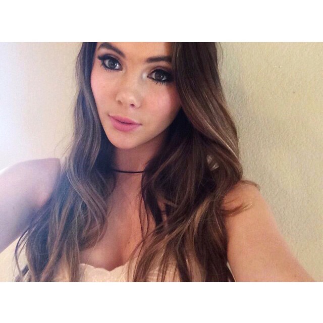 McKayla Maroney taking a selfie