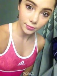 McKayla Maroney taking a selfie