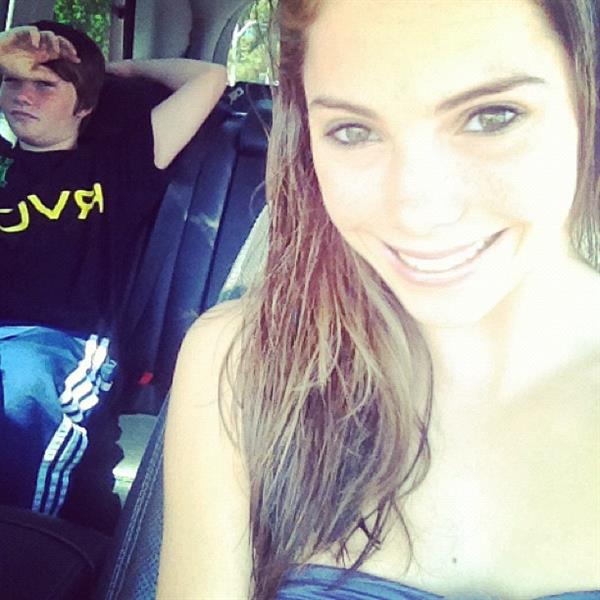 McKayla Maroney taking a selfie