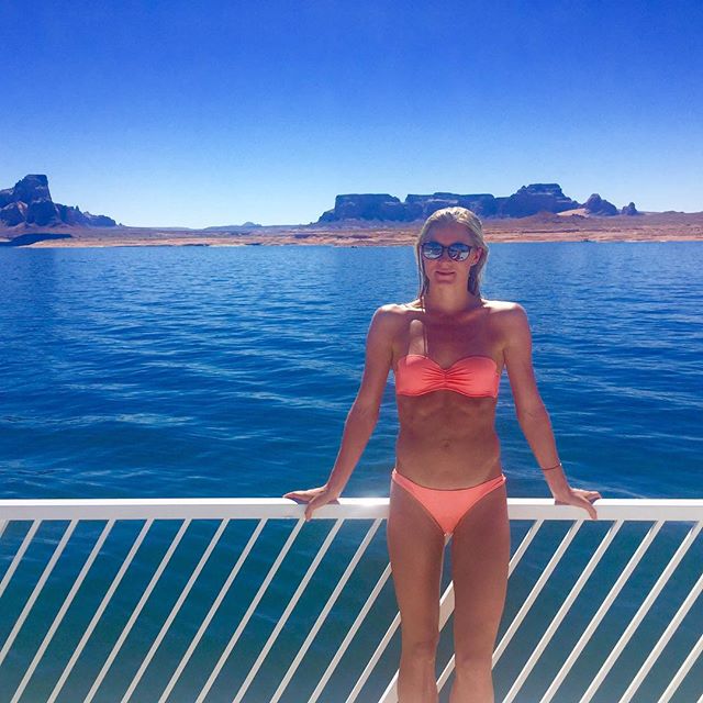 Emma Coburn in a bikini