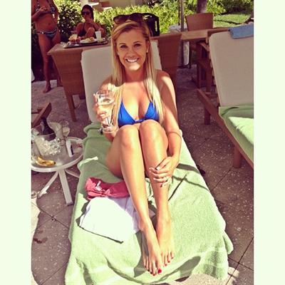 Kayla Garvey in a bikini