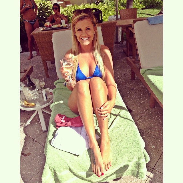 Kayla Garvey in a bikini