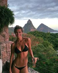 Maggie Rawlins in a bikini