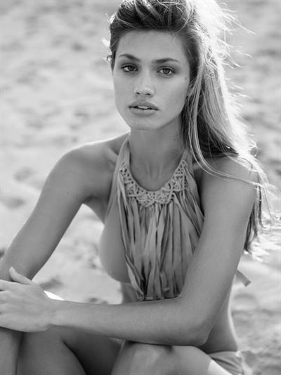 Maggie Rawlins in a bikini