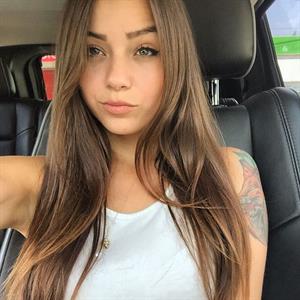 Melanie Pavola taking a selfie