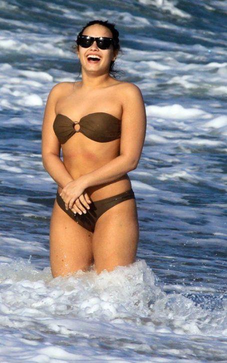 Demi Lovato in a bikini